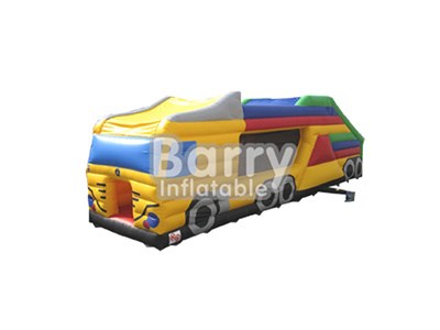 China make big inflatable truck obstacle course for kids party BY-OC-049
